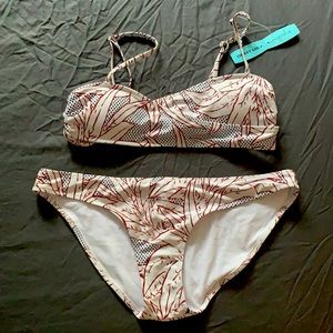 Cupshe two piece bikini bathing suit, M